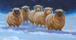 De schapen uit het kerstspel